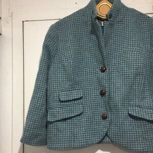 VINTAGE L.L. BEAN WOOL BLEND PLAID JACKETS SIZE 20P